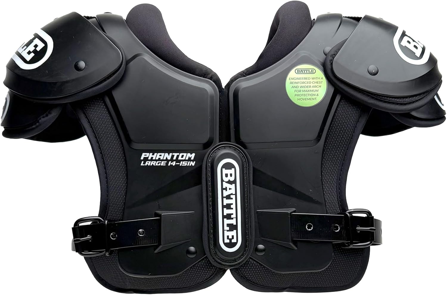 Battle Sports Phantom Youth Football Shoulder Pads for Protection