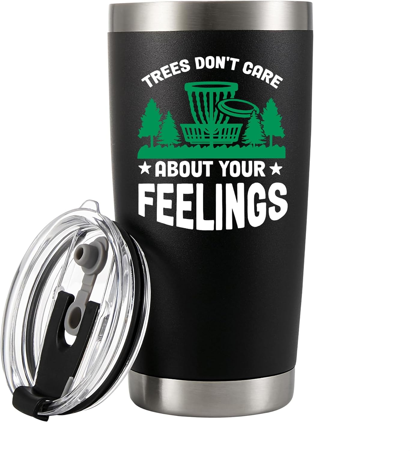 Panvola Insulated Tumbler, Feelings Don't Matter