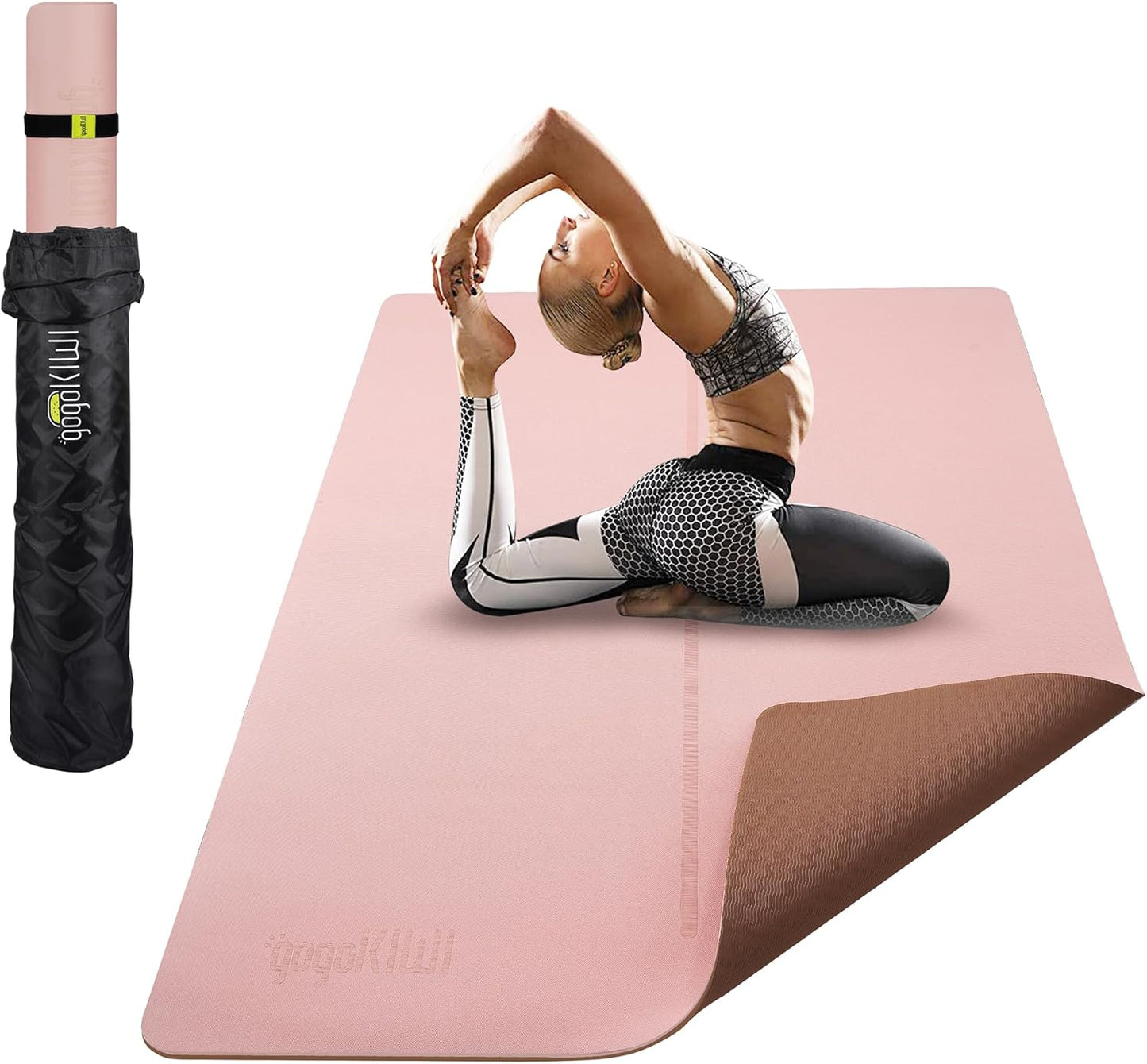Large Yoga Mat for Home Workout - Extra Wide 6ftx4ft Exercise Mat