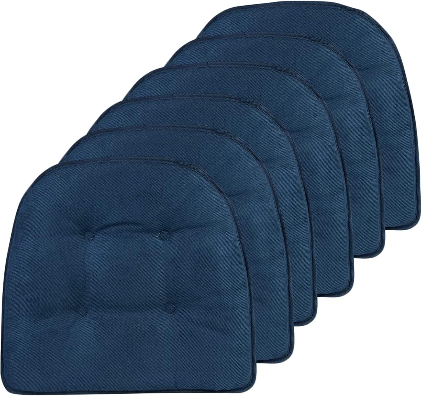 Klear Vu Omega Non-Slip Chair Cushions for Dining and Office