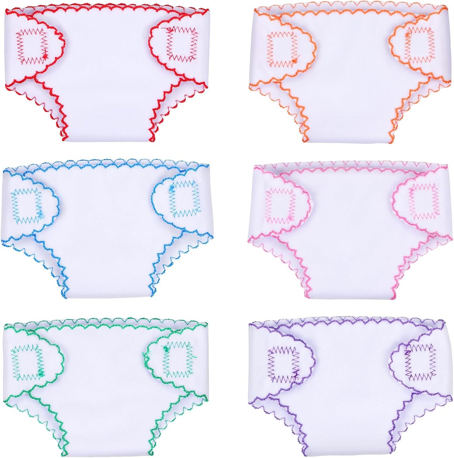 Washable Baby Doll Diapers Set by BABESIDE