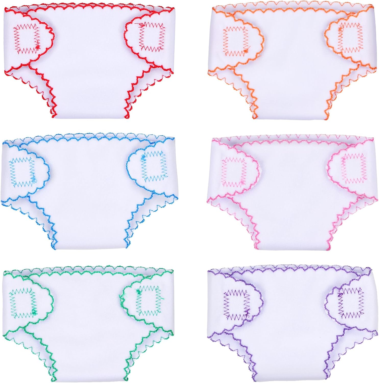 Washable Baby Doll Diapers Set by BABESIDE