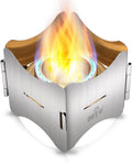 Windproof Stainless Steel Camping Stove by Wolka