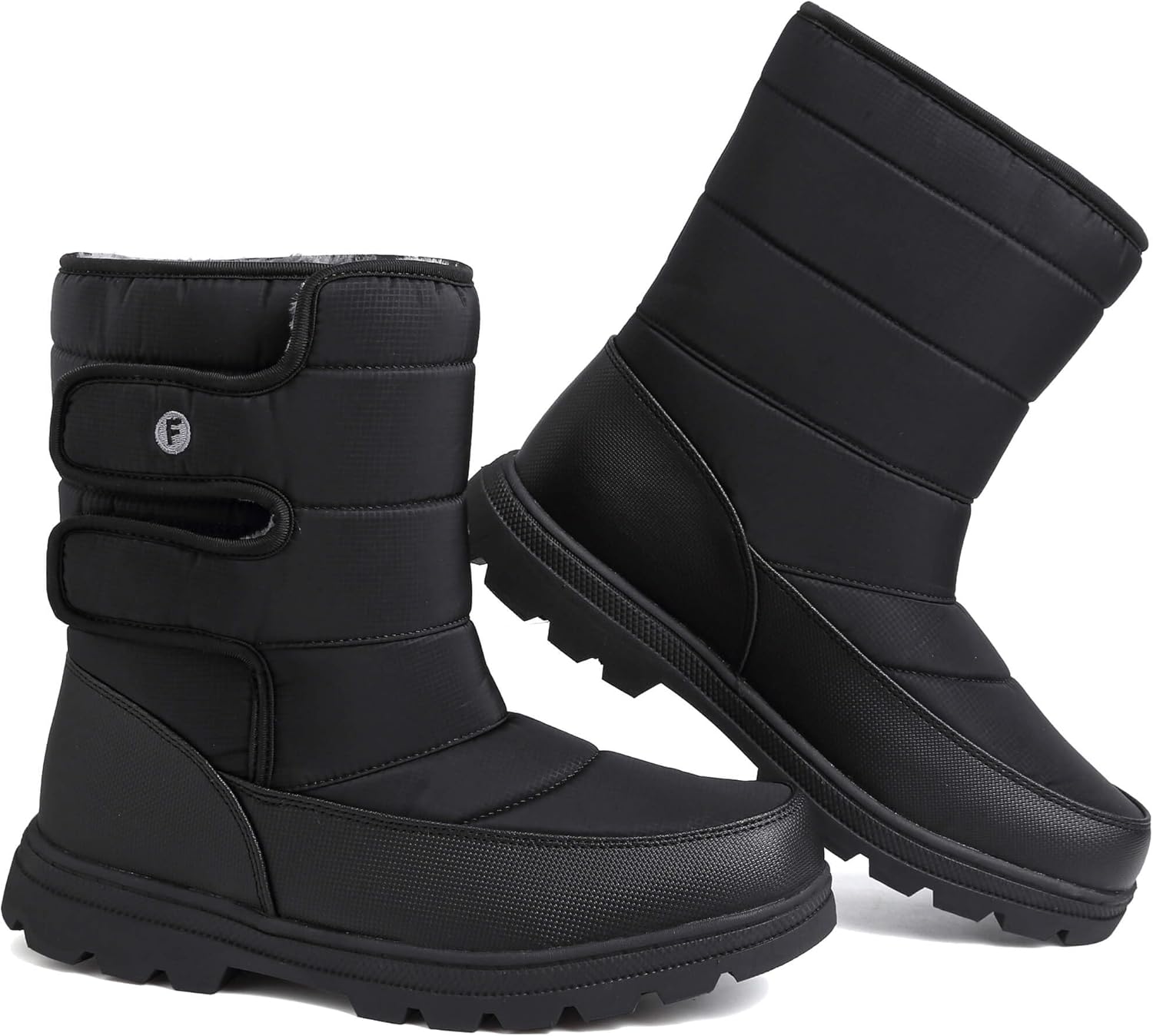 Mens Snow Boots Waterproof Fur Lined Warm Lightweight Casual
