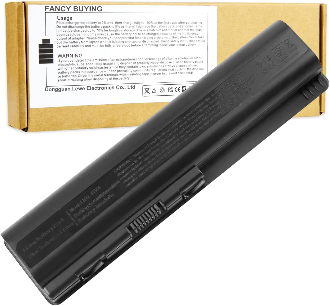 Reliable Replacement Battery for HP Notebooks and Laptops