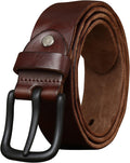 Thicken Full Grain Leather Mens Belt by wolksprong