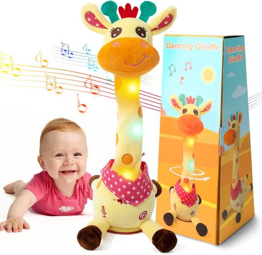 Dancing Talking Giraffe Baby Toy with Adjustable Volume Feature