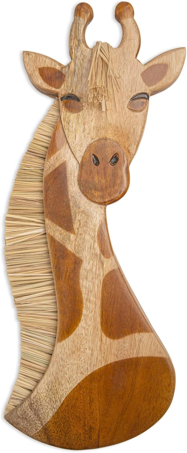 Handmade Wooden Safari Wall Decor for Nursery and Playroom