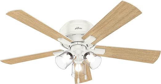 52 inch Crestfield Low Profile Ceiling Fan with LED Light Kit