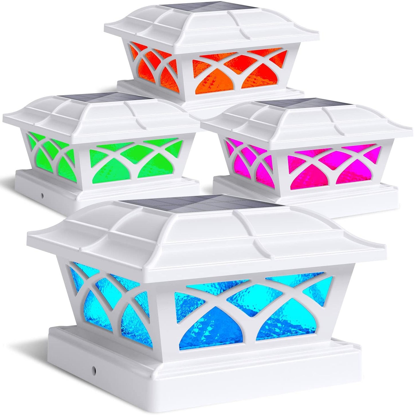 SIEDiNLAR Solar Post Cap Lights for 4x4 5x5 6x6 Posts