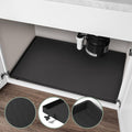 Heavy Duty Under Sink Mat - Thicker Design, Patented Drain