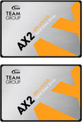 TEAMGROUP AX2 2TB 2-Pack SATA III SSD - Fast Laptop & Desktop Upgrade