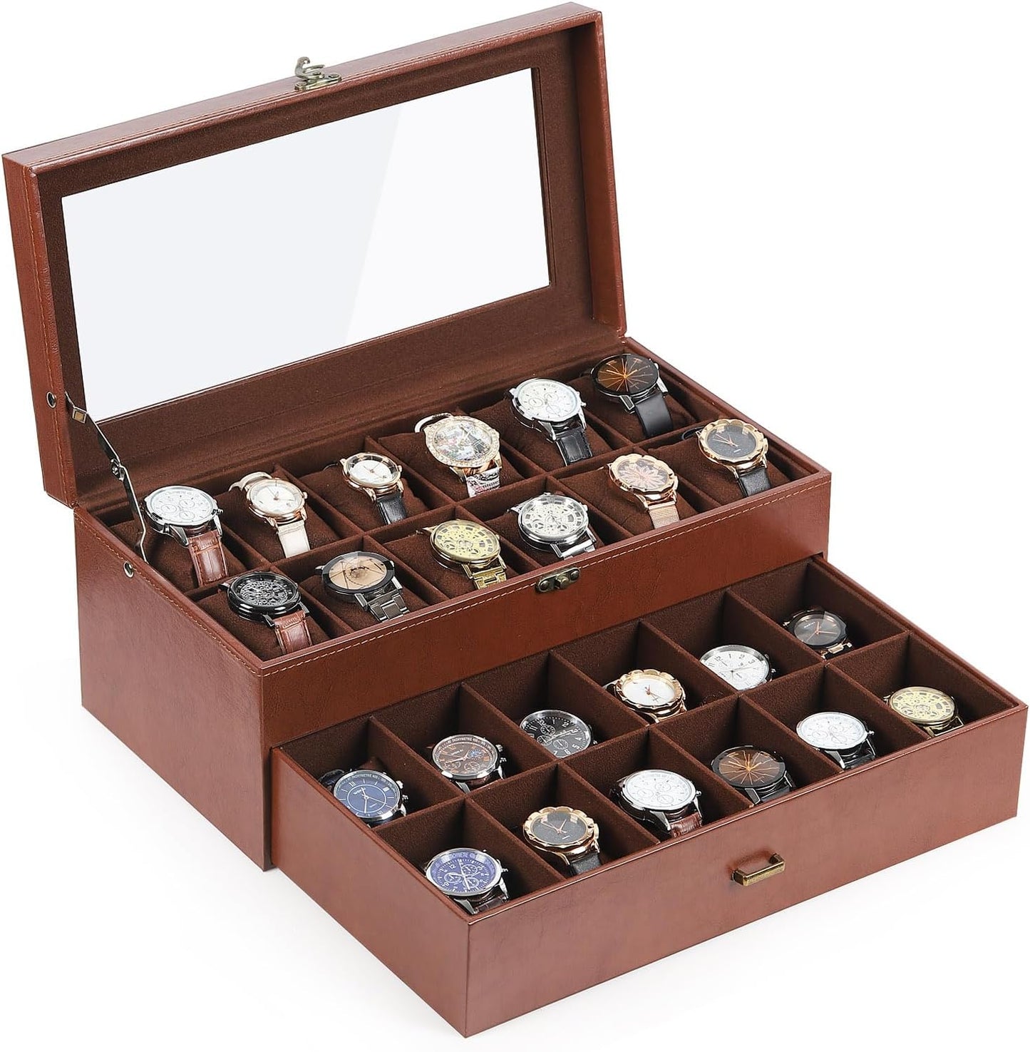 Securely Organize Watches in Stylish Box