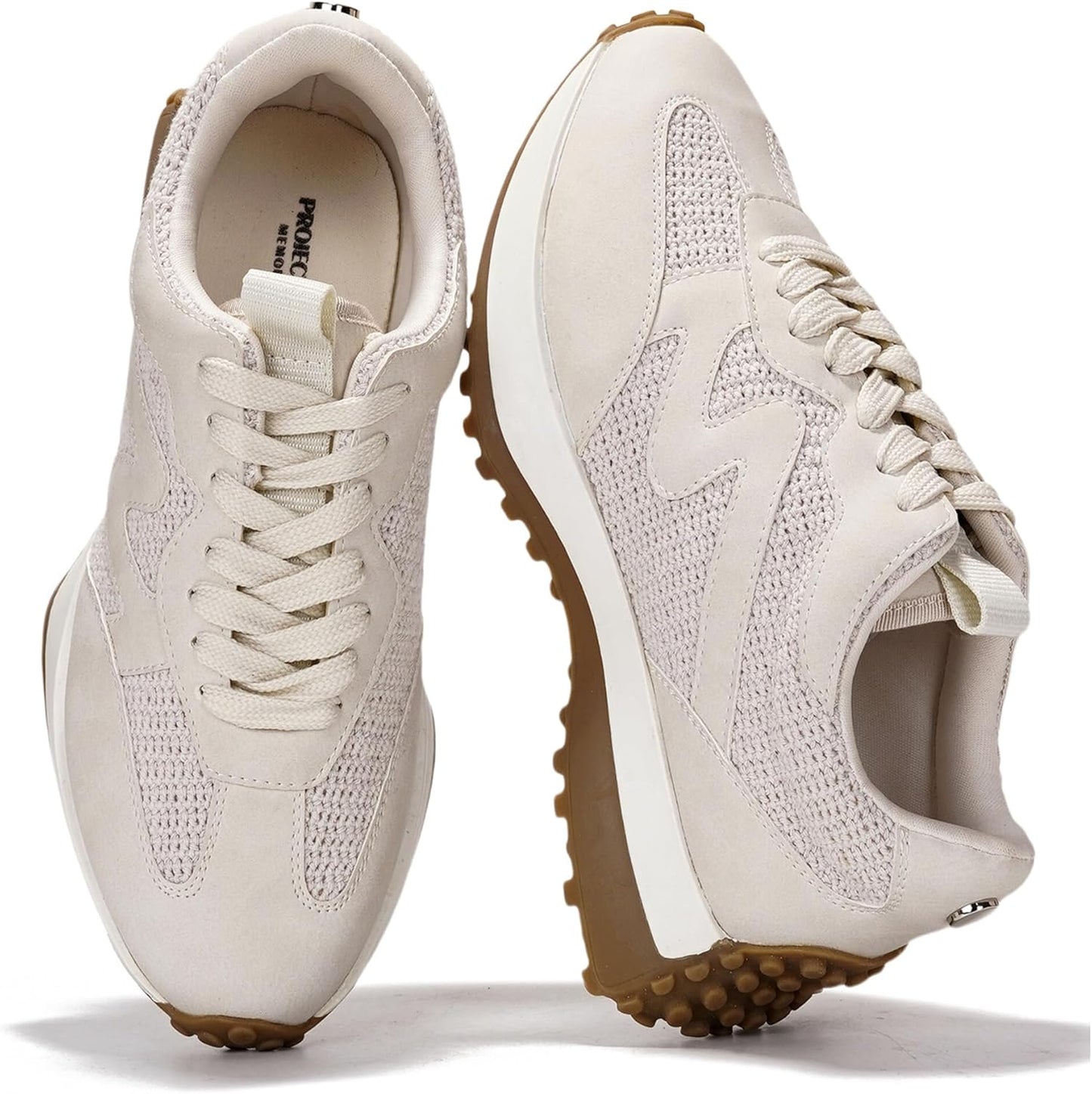 Trendy Sneakers for Women - Comfortable Lace-up Casual Shoes
