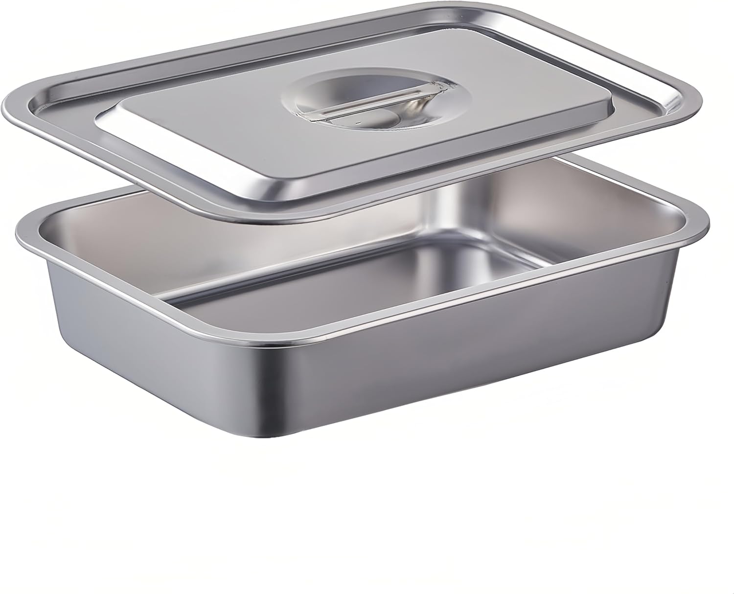 4 Inch Extra Deep Lasagna Pan with Lid for Versatile Cooking