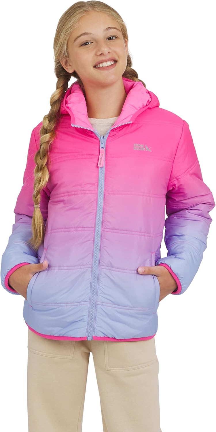 Eddie Bauer Girls' Deer Harbor Reversible Faux Fur Jacket Review