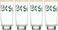 Lenox Holiday 4-Piece Highball Glass Set for Christmas Hosting