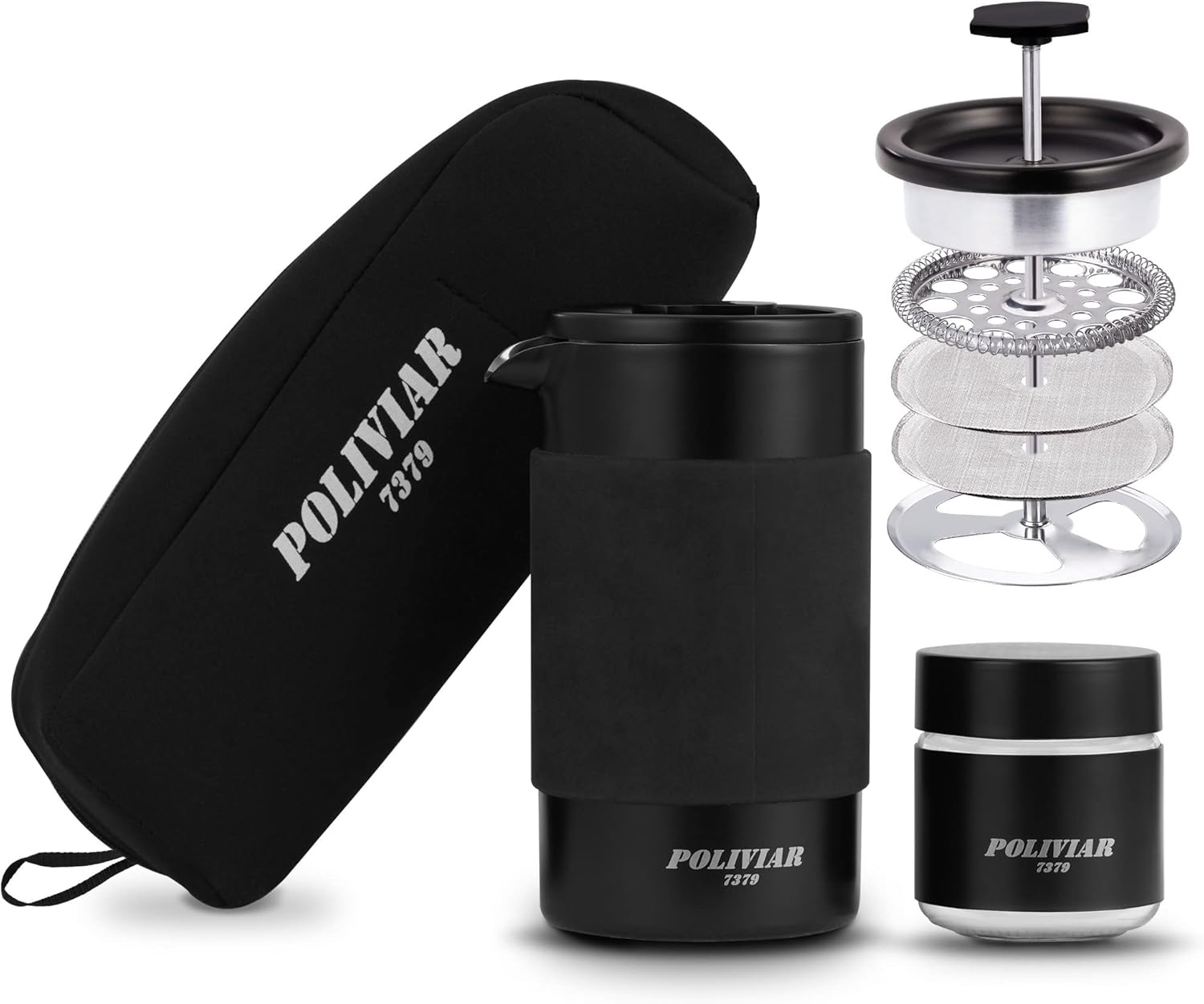 POLIVIAR French Press Coffee Maker: Perfect Brew Anytime