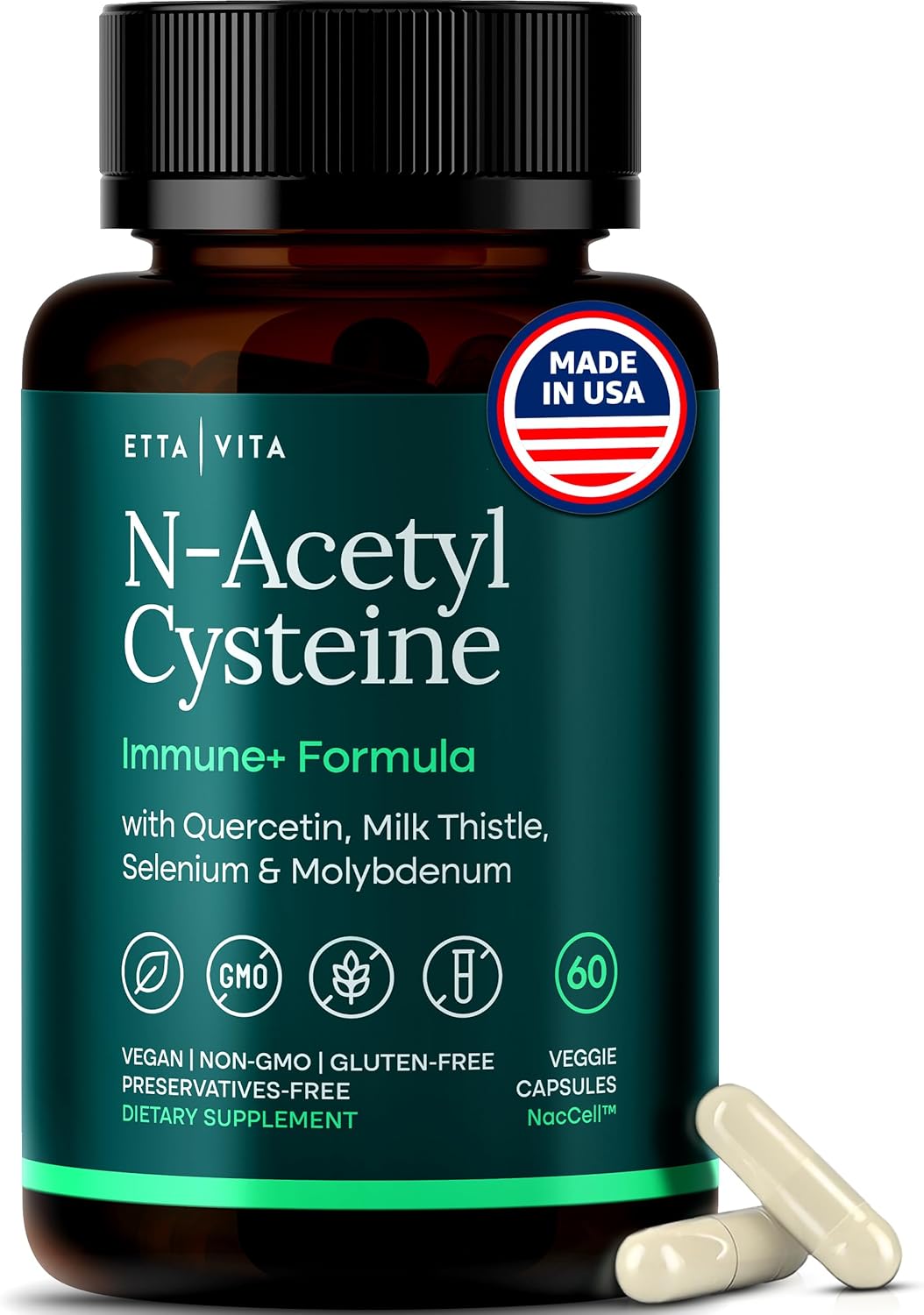 Vegan Liver Detox & Cleanse with N-Acetyl Cysteine 600mg