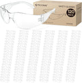 TICONN Clear Safety Glasses for Men - Comfortable ANSI Z87.1