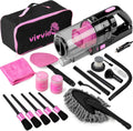 Car Cleaning Detailing Kit Interior Cleaner 14Pcs - Portable Vacuum