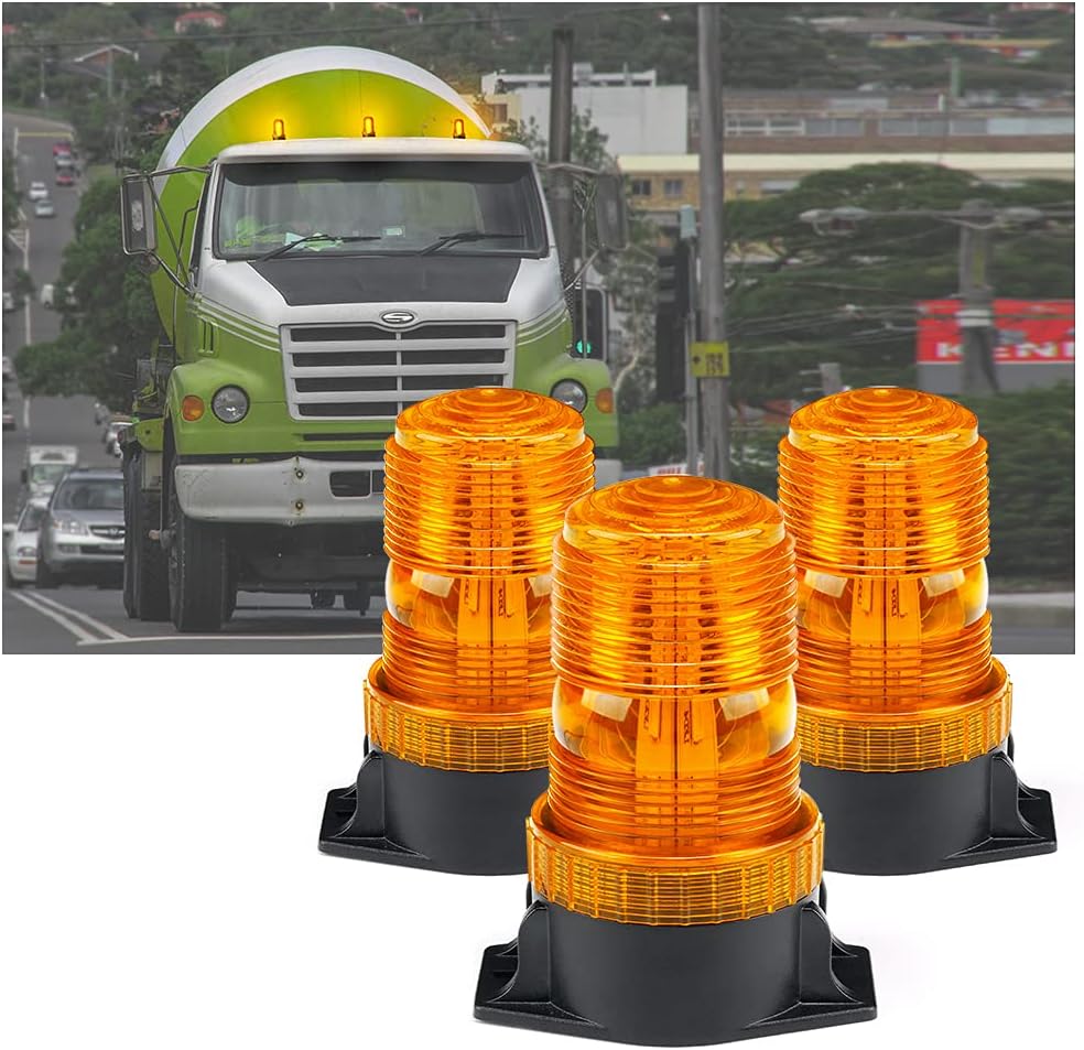 Xprite 30 LED Amber Forklift Beacon Strobe Light for Safety