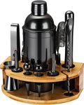 Cocktail Shaker Set Bartender Kit with Stand - 12 Piece Bar Set