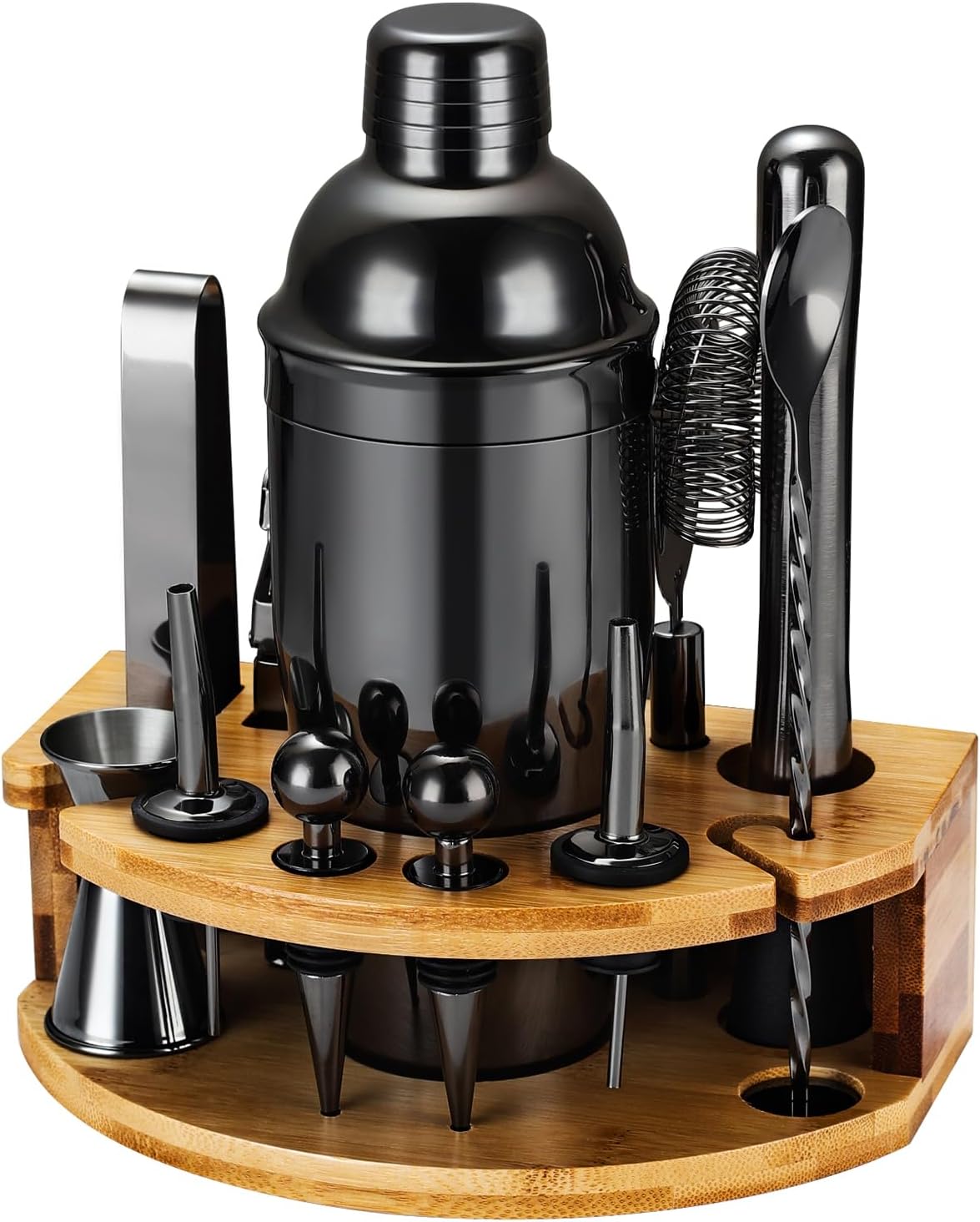 Premium Cocktail Shaker Set: 12 Piece Bar Kit for Perfect Mixology
