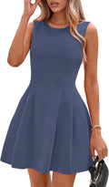 Summer Dresses for Women Sleeveless A-Line Work Cocktail Dress