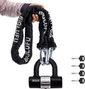 Motorcycle Chain Locks 100cm - Heavy Duty Cut Proof Security