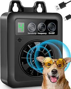 Ultrasonic Dog Bark Deterrent Device for Indoor and Outdoor Use