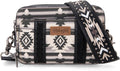 Stylish Wrangler Women's Crossbody Bag with Aztec Print