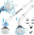 Electric Spin Scrubber Cordless with Long Handle - Easy Deep Clean