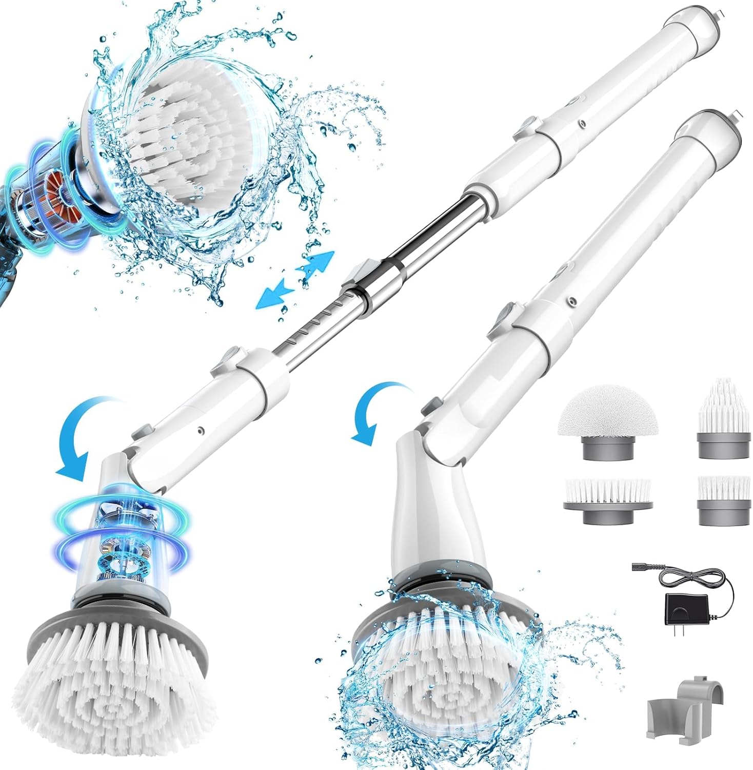 Electric Spin Scrubber for Effortless Bathroom Cleaning Tasks