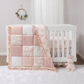 Peanutshell 3 Piece Baby Crib Bedding Set for Girls - Grace