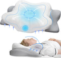 Memory Foam Cervical Pillow King Size - Ergonomic Neck Support
