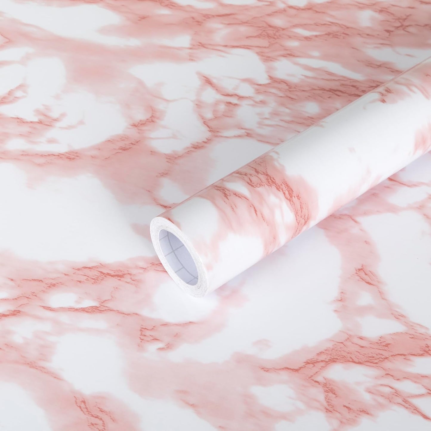 PracticalWs Pink Marble Contact Paper for Easy Home Makeover