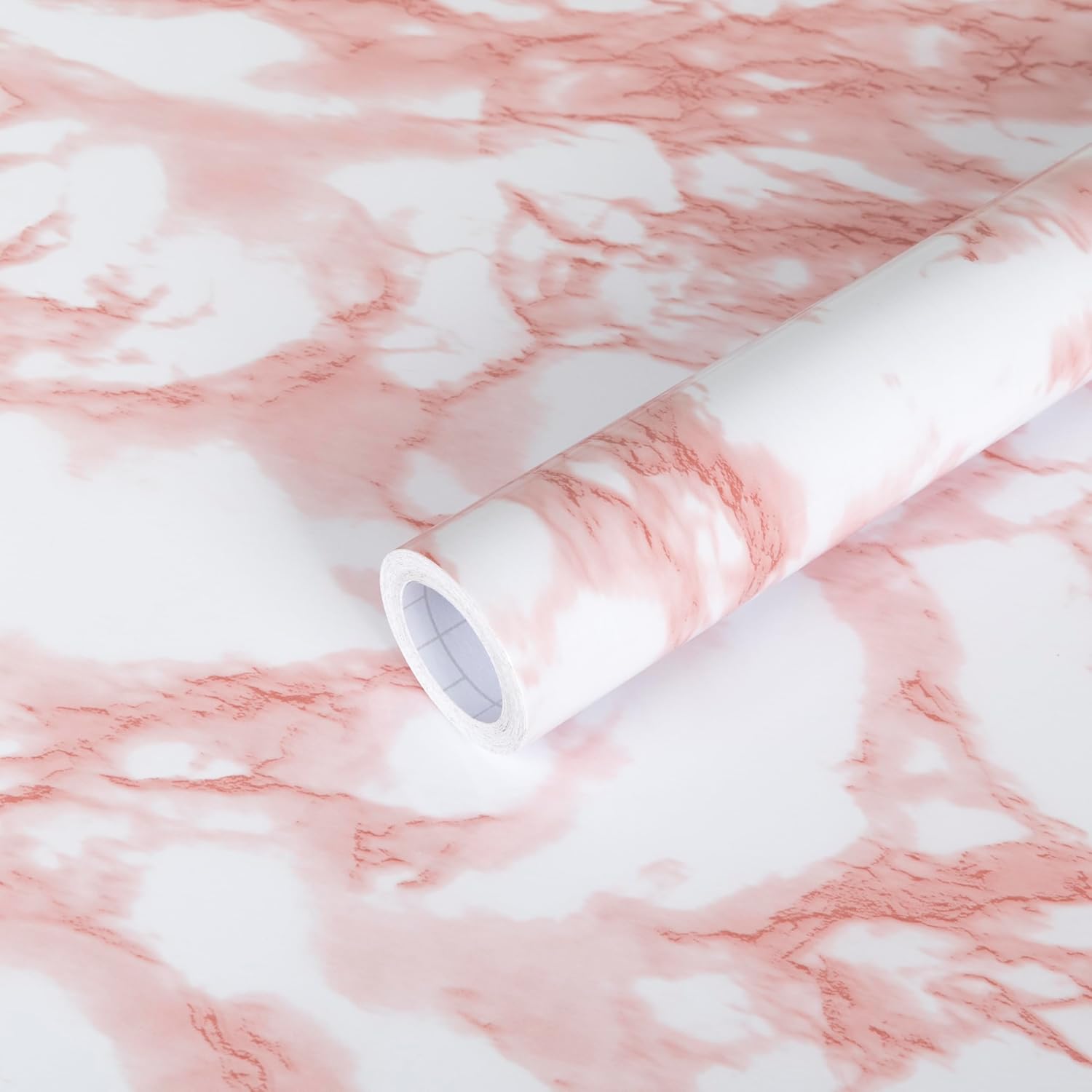 PracticalWs Pink Marble Contact Paper for Easy Home Makeover