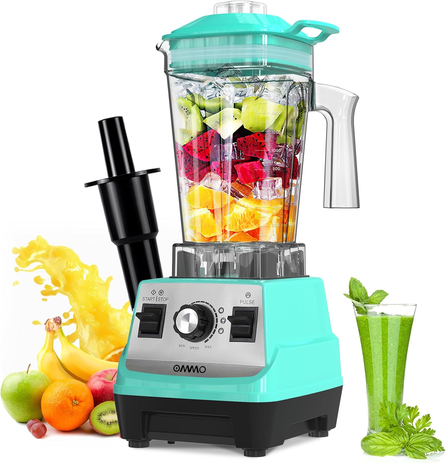 OMMO 1800W High Speed Blender - Blend with Power!