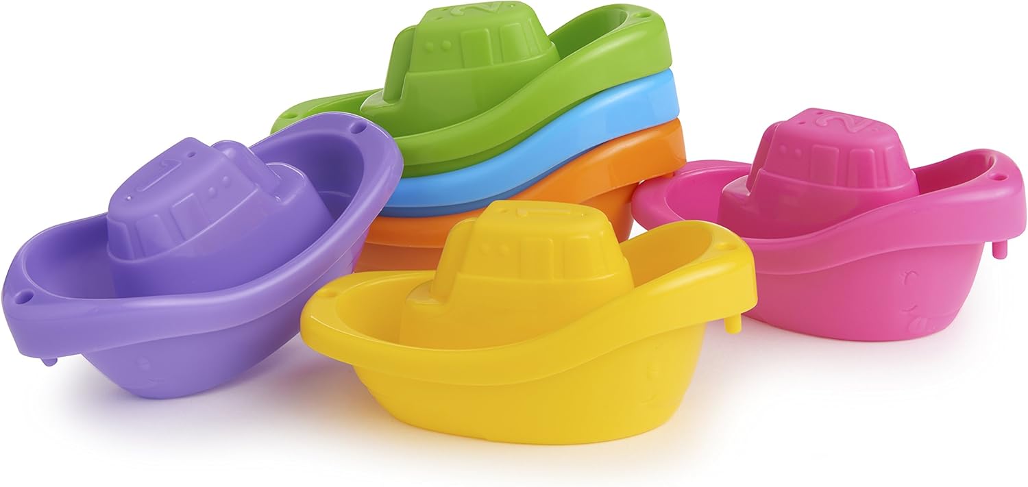 Munchkin Little Boat Train Bath Toy Set | Fun Water Play!