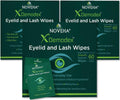NOVEHA Demodex Eyelid & Lash Wipes for Irritated Eyes