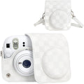Camera Case Compatible with Fujifilm Instax Mini 12 - Checkerboard