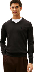 Tommy Hilfiger Mens Essential Long Sleeve V-Neck Pullover Sweater