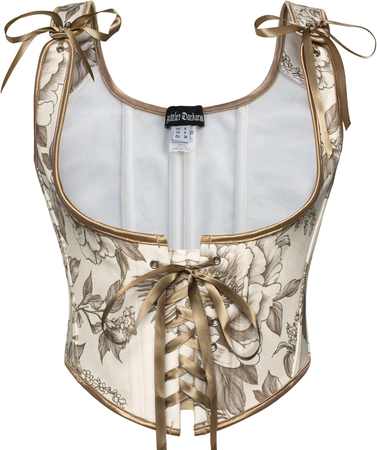 Scarlet Darkness Women's Bustier: Elegant Underbust Corset