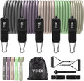 Resistance Bands Exercise Set with Handles and Accessories