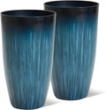 Worth Garden 23.5 in Large Gradient Blue Planters - Set of 2