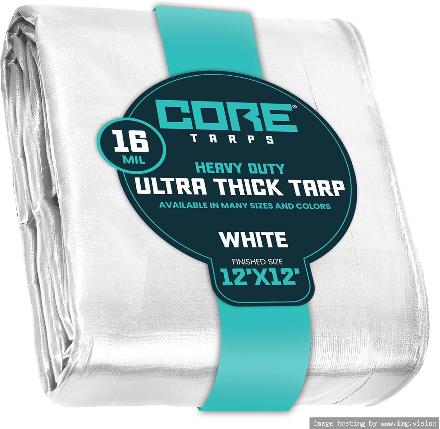 Core Tarps Extra Heavy Duty 16 Mil Waterproof Tarp Cover