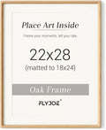 22 x 28 Poster Frame Natural Oak Wood Poster Frame - Handcrafted