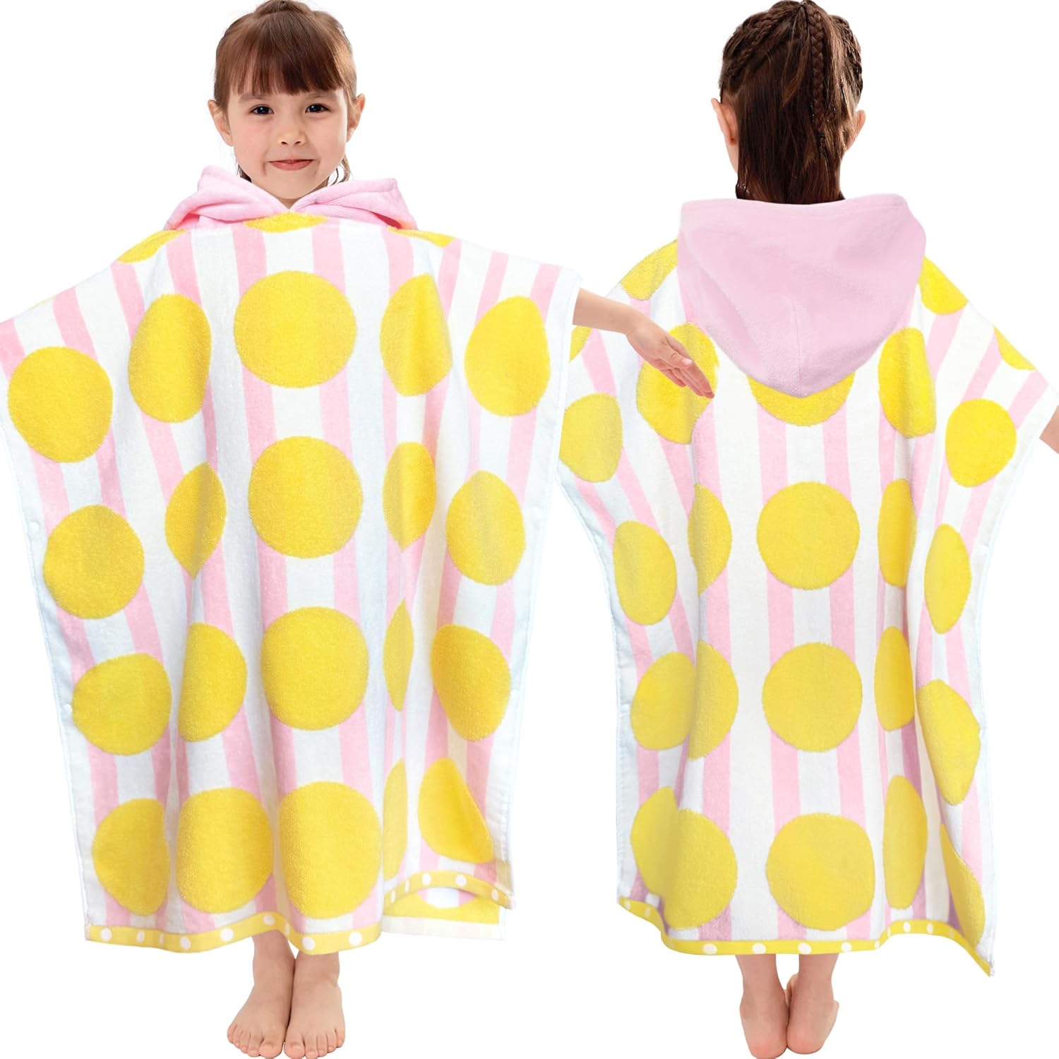 VOOVA & MOVAS Kids Poncho Towels with Hood for Beach Fun