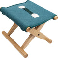 Beech Wooden Folding Stool Mini Camp Chair - Lightweight Portable